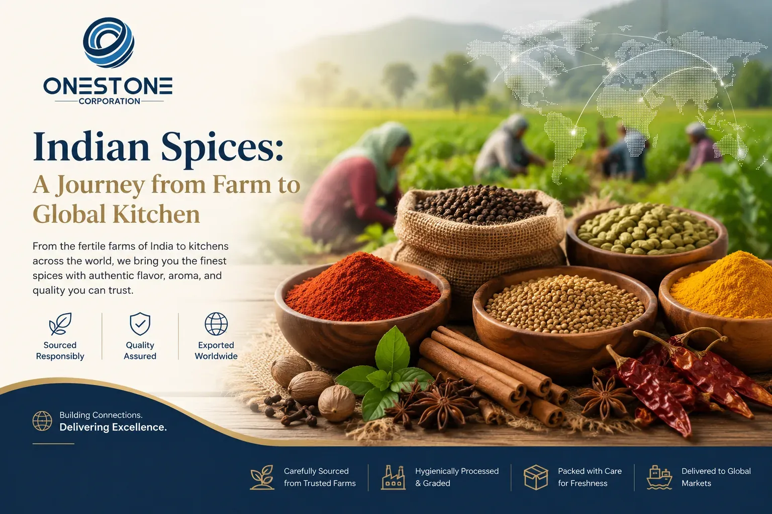 Indian Spices: A Journey from Farm to Global Kitchen